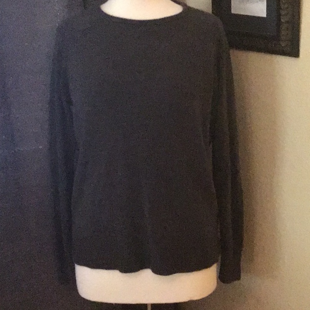 Women’s Gray Long Sleeves Sweater Sweet Romeo S